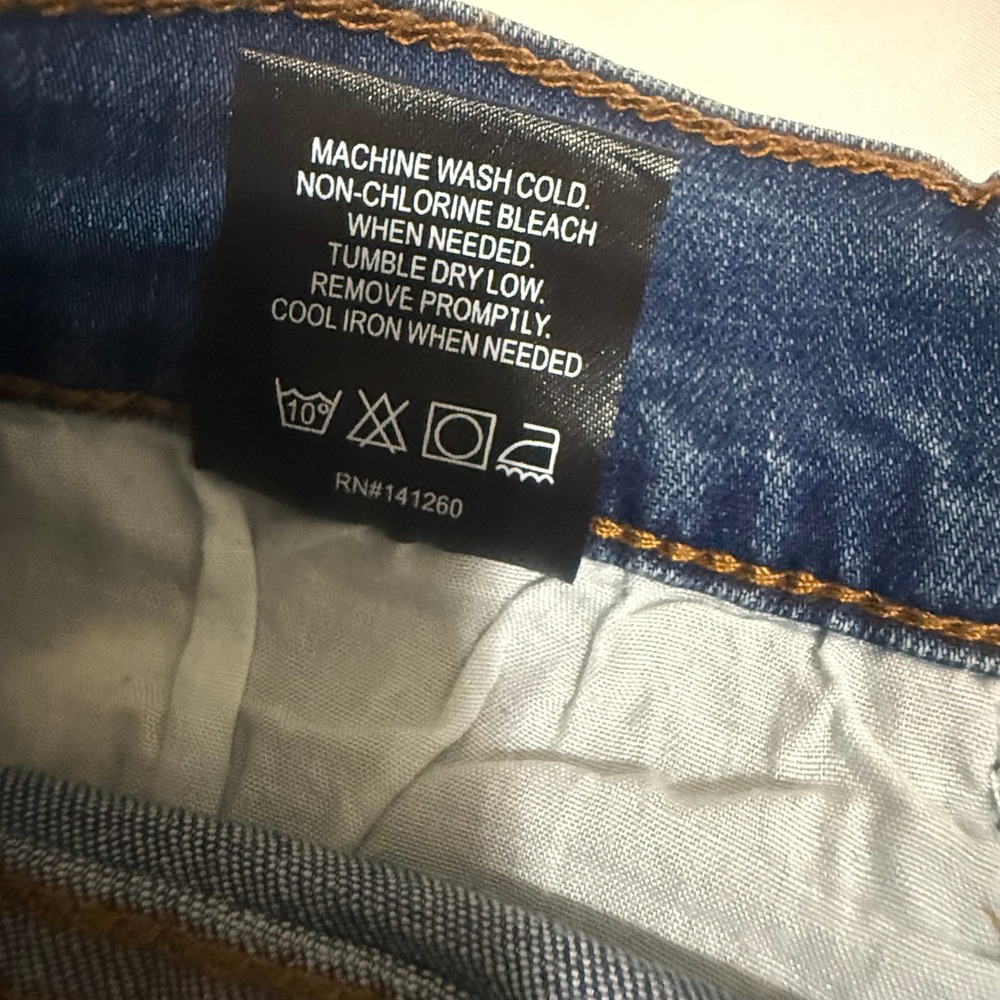 KDNK Mens 32" Distressed Skinny Jeans Light Wash Blue Ankle Zip 1141411 NEW NWT - Picture 12 of 16